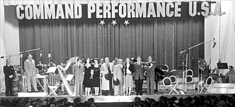 A broadcast of "Command Performance", circa 1944